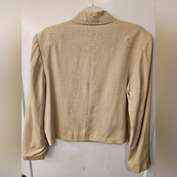 Vintage - Silk Tweeds Cream Pants Suit - Size 14 - Picture 10 of 13